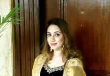 Famous Punjabi Singer Megha Chopra Spotted In Delhi for the promotions Of Her upcoming Song ” Lohri Aundi Lohri”