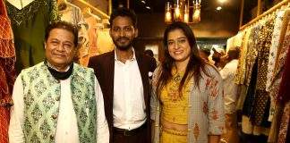 Anup Jalota and Ekta Jain visited Luxury Fashion Brand Bespokewala at Juhu