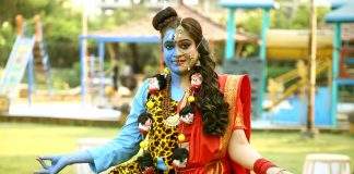 Actress Ekta Jain was spotted in Ardhanarishwar costume