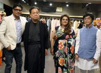 Riyaz Gangji of Libas Stores Unveils First-Ever Japanese Silk Saree Collection in India in Collaboration with Designers from Japan