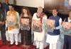 Manoj Joshi and Manjari Fadnis promotes their Hindi film ‘The UP Files’ in Lucknow