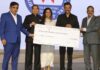 Anil Kapoor Presents ₹75 Lakh Cheque to Dr. Dharmendra Kumar at GJEPC Event